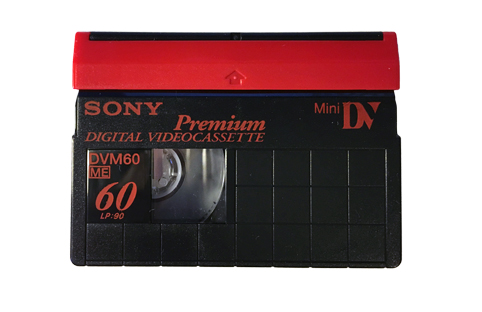 Visuel d'une cassette Minidv HDV