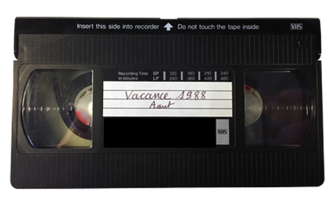 Exemple d'une cassette VHS