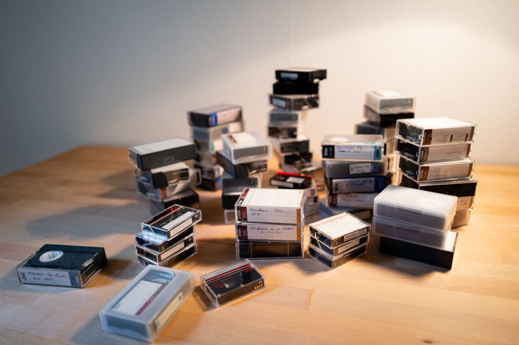 Les cassettes vidéo